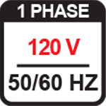 Welding machine features icon