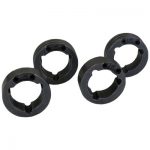 4 Drive Rolls Set For Three Phase Machines 0.035-0.045 Inch Or 0.9-1.2 mm V Groove ( Hard Wire)